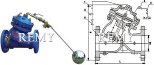 Bi-Level, Non-Modulating Float-Control Valves with Diaphragm actuated