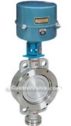 Electronic type electric hard sealing double eccentric butterfly valves