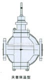 Electronic type electric staight signle, double seat regulative valve constructral diagram(pic6)