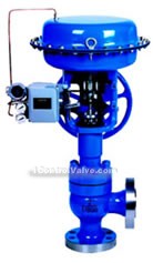 Angle seat regulative valves