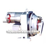 Angle stroke electric actuator