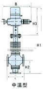 Electric Tee confluence, shunt regulative valve