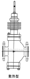 Peumatic diaphragm direct signle seat, double seat regulative valves constructral diagram(pic4)