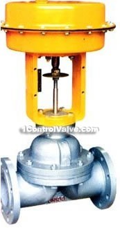 Pneumatic diaphragm regulative valves