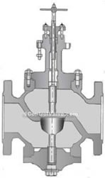 Pneumatic diaphragm signle seat, sleeve regulative valve constructral diagram(pic7)