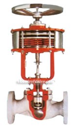 Pneumatic piston fast cutting off valve constructral diagram