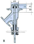 upper sealing unitary (equipped with positive actuator)