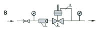 Self-reliance pressure regulator  installation diagram(pic2)