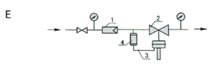 Self-reliance pressure regulator  installation diagram(pic5)