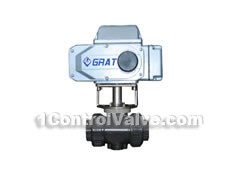 UPVC electric ball valves