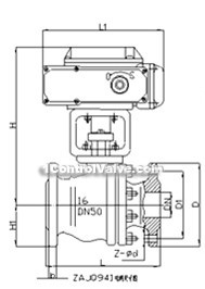 ZAJQ electric adjustable ball valve(pic2)